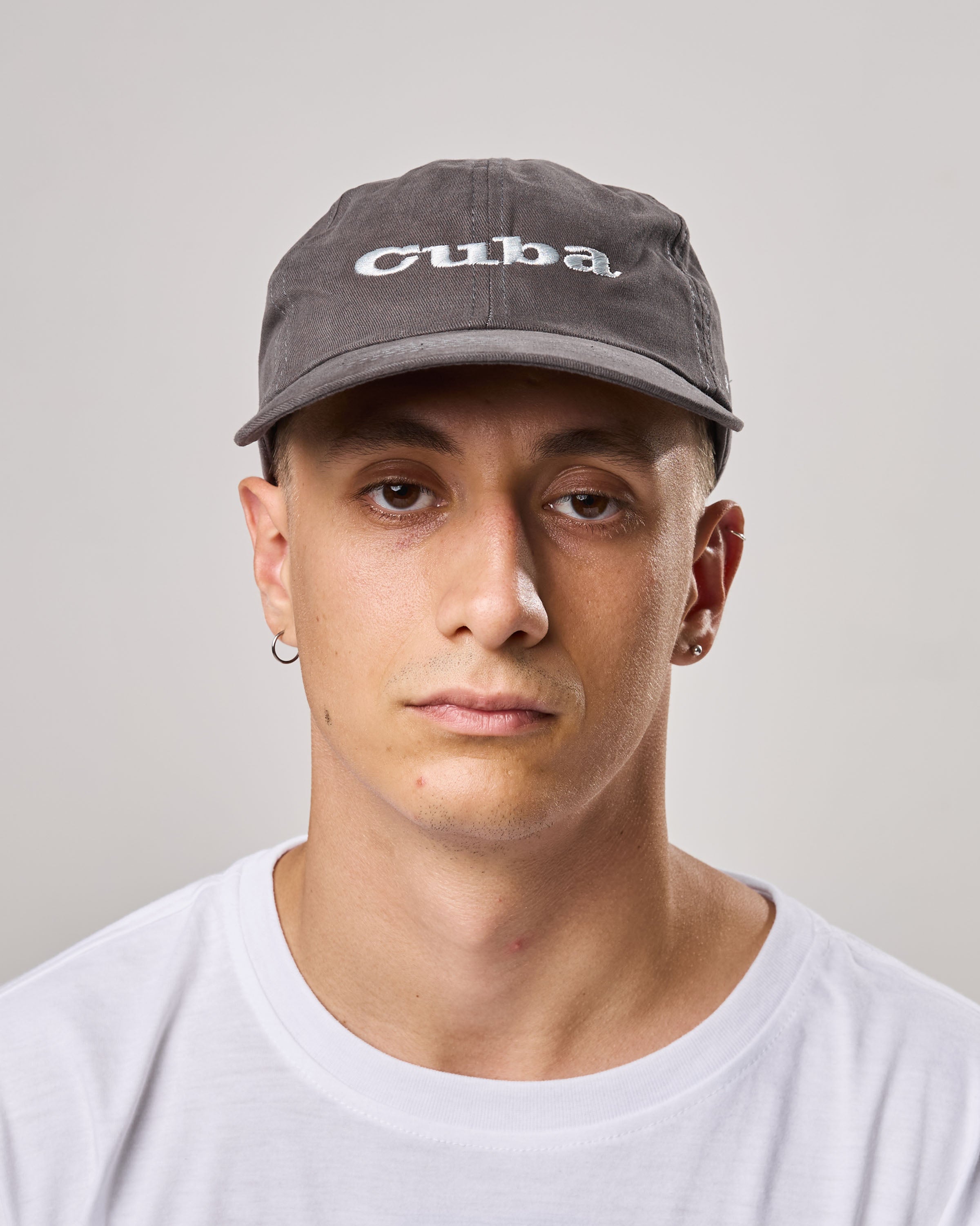 Šiltovka CUBA sivá