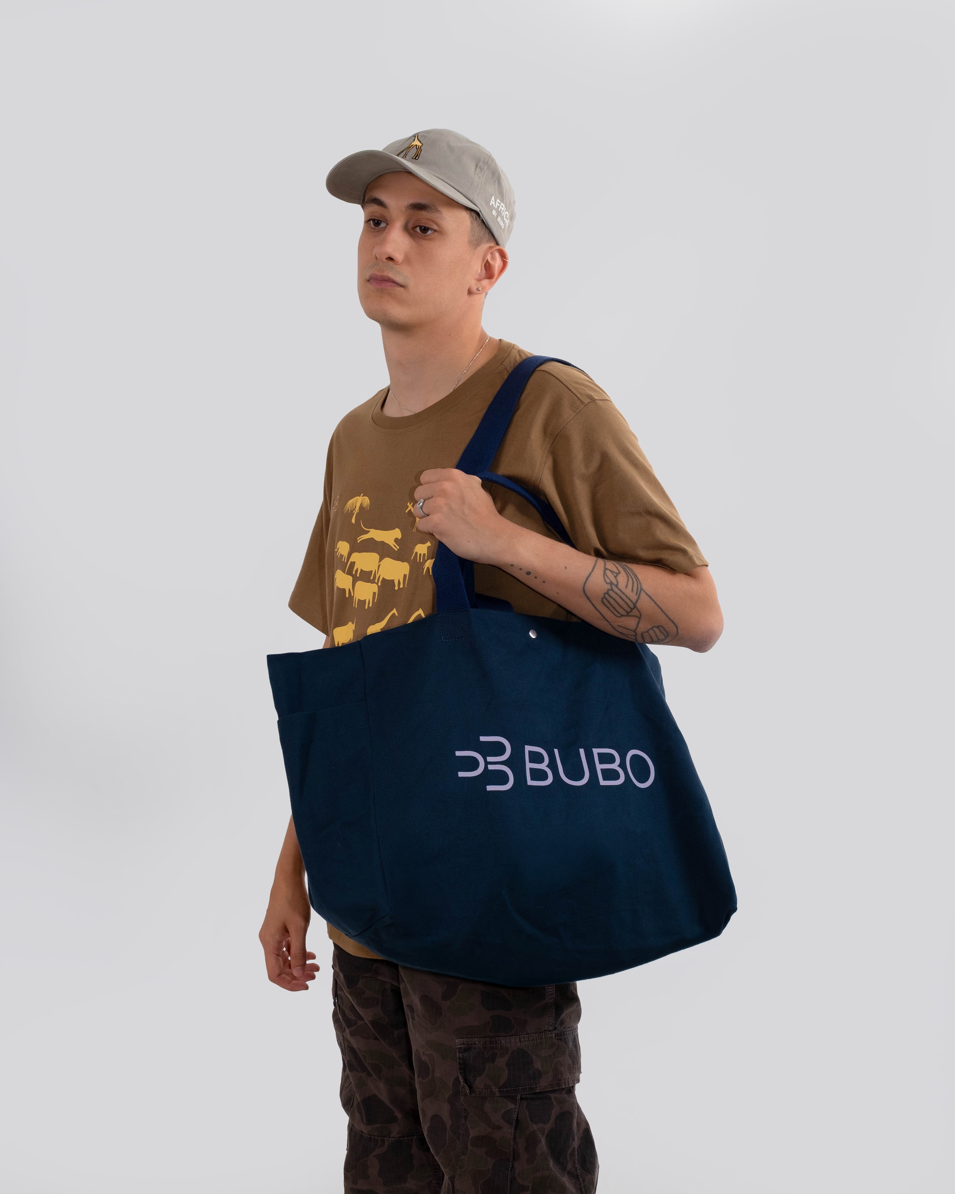 Plátená taška BUBO modrá