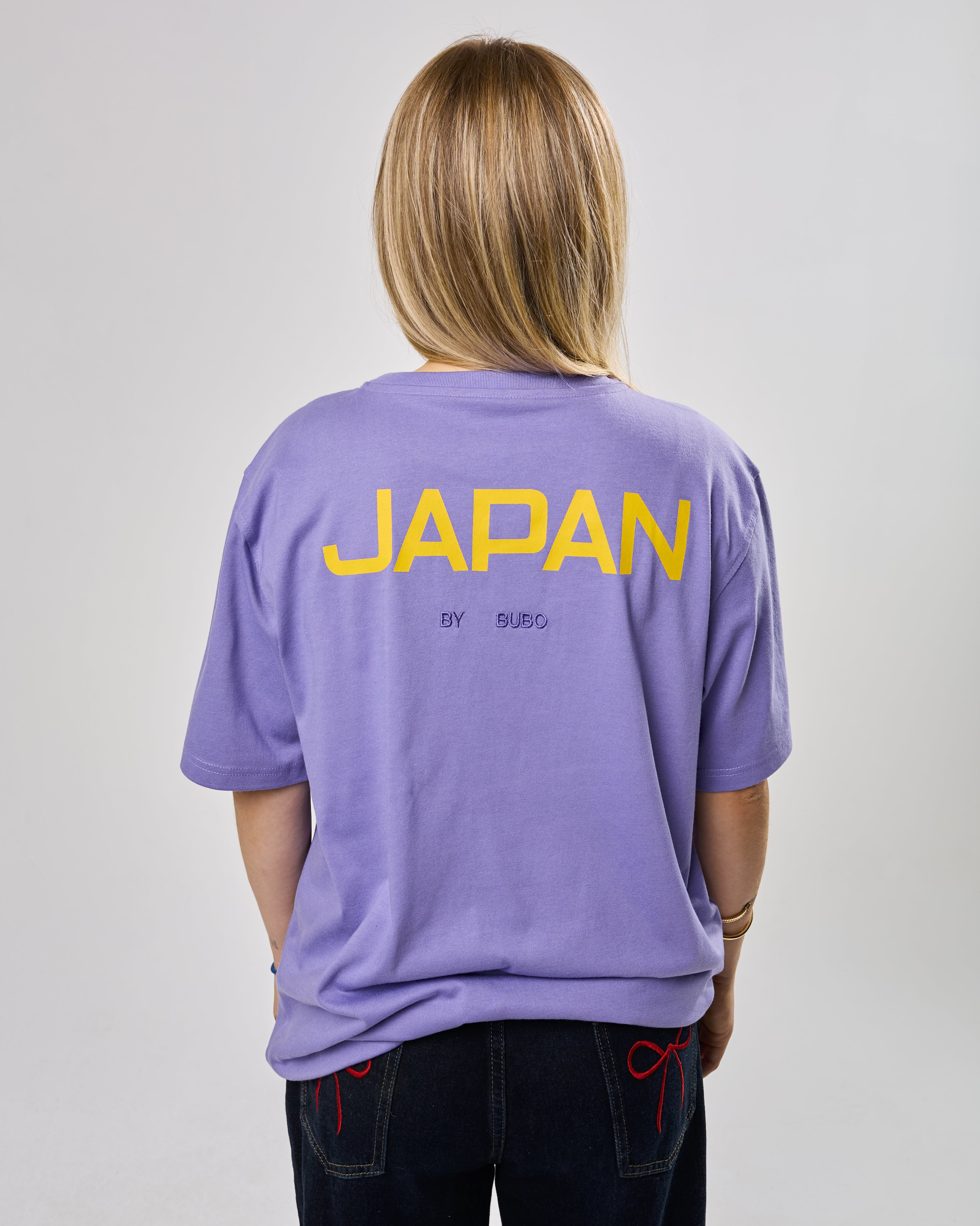 Tričko JAPAN Geisha fialová