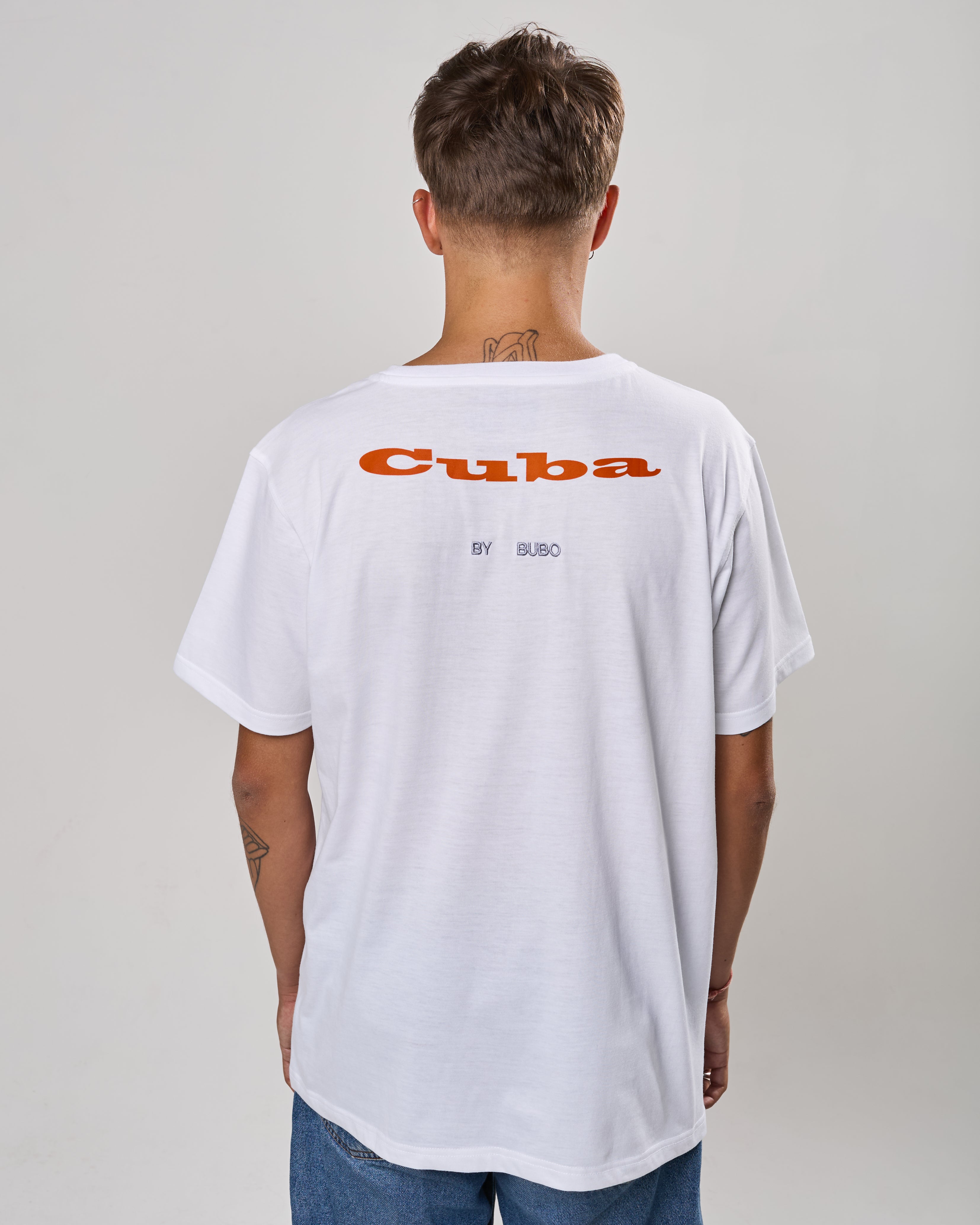 Tričko CUBA fiesta biela