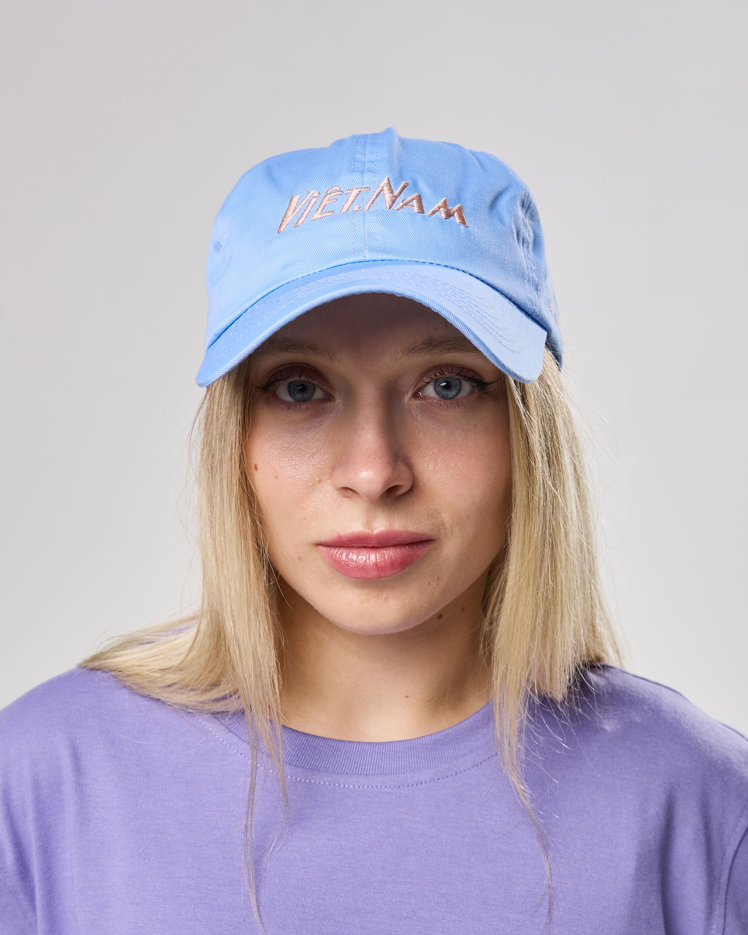 Šiltovka VIETNAM svetlo modrá