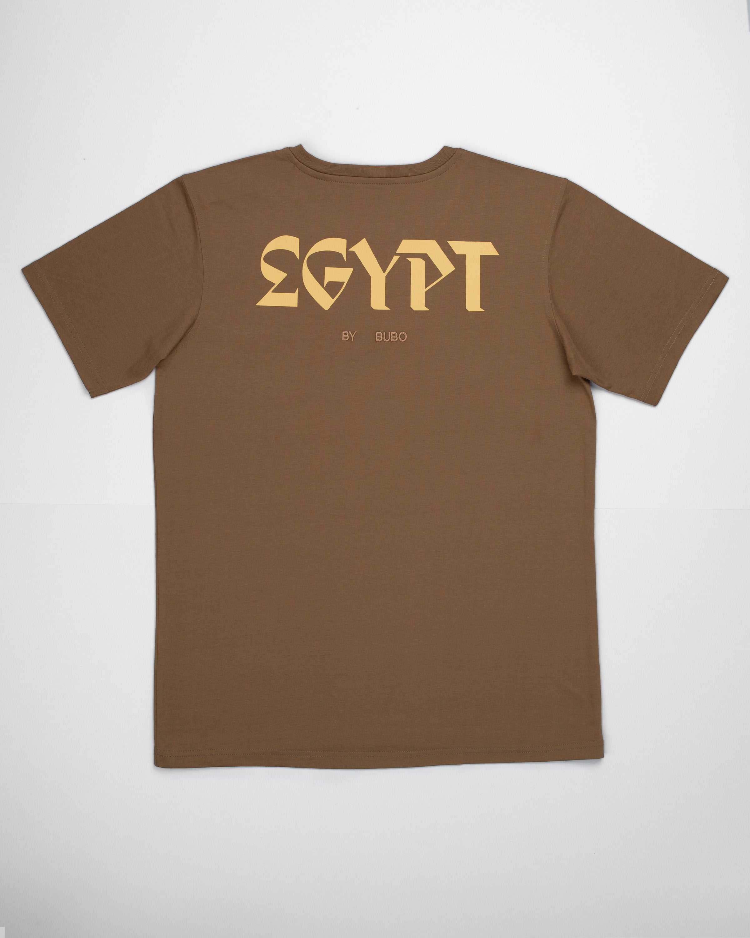 Tričko EGYPT Hieroglyphs svetlo hnedá