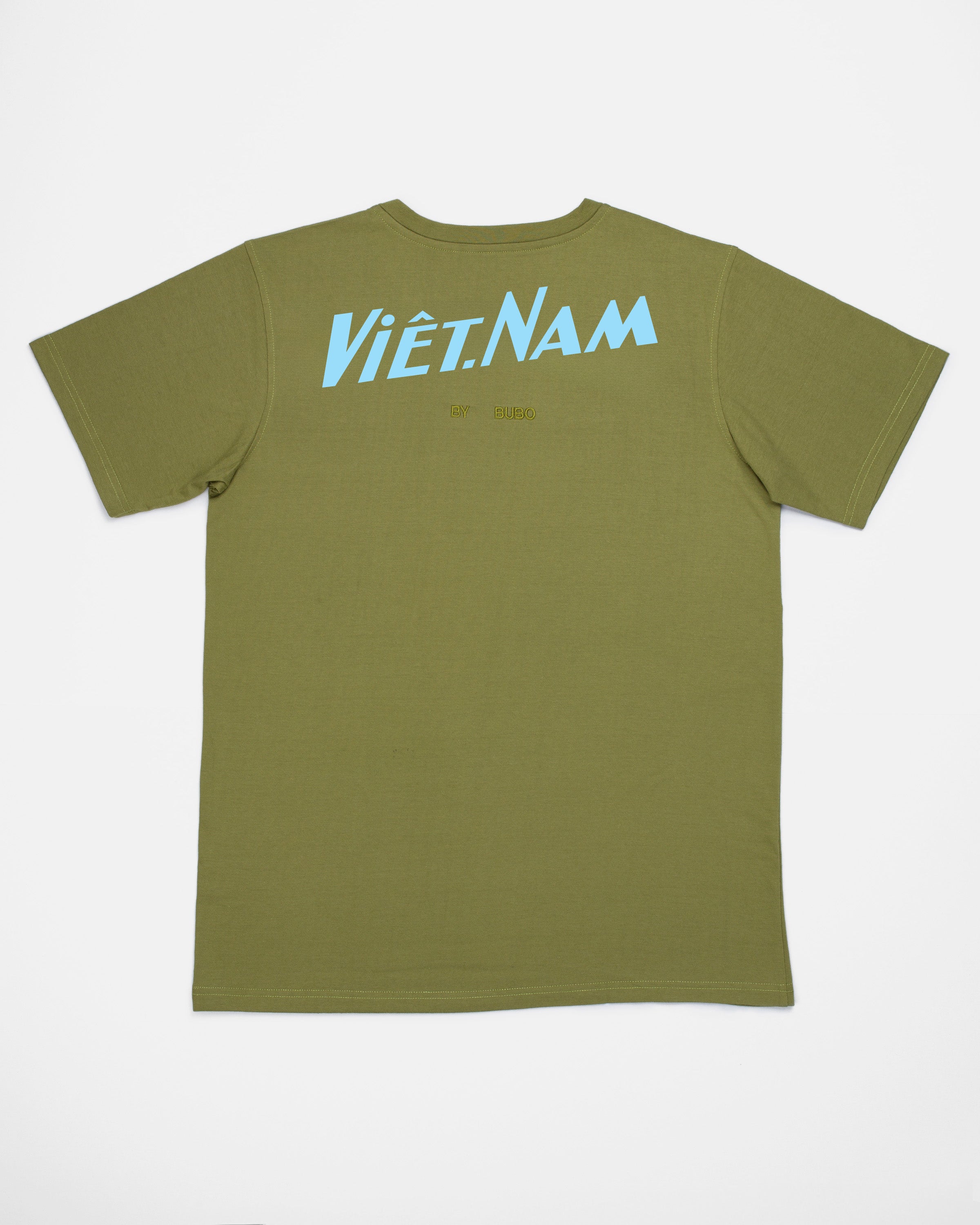 Tričko VIETNAM Đông Hồ olivovo zelená