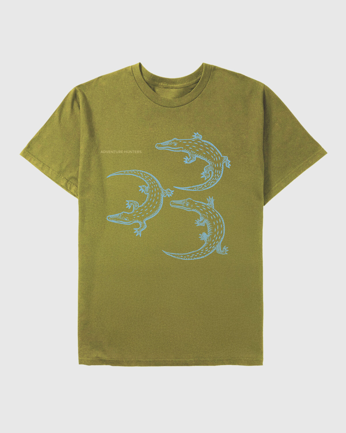 Tričko EXPEDITION Crocodile olivovo zelená